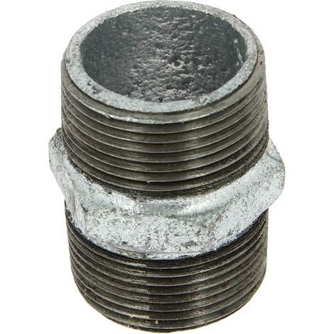 Mamelon fonte galva égal Mâle 1"1/4 (1/6)