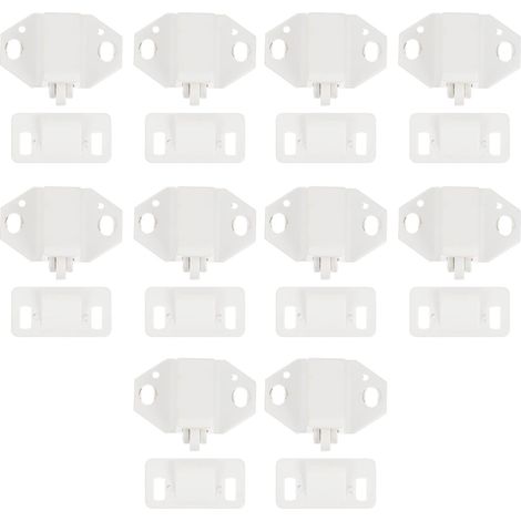 Loquets à bille en plastique imitation bois pour portes de placard (1/5)