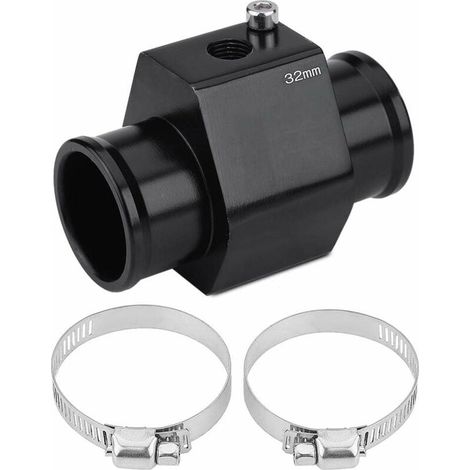 Water Temperature Sensor, Vehicle Water Temperature Hose Adapter, Temperature Sensor, Radiator Gasket (32mm)