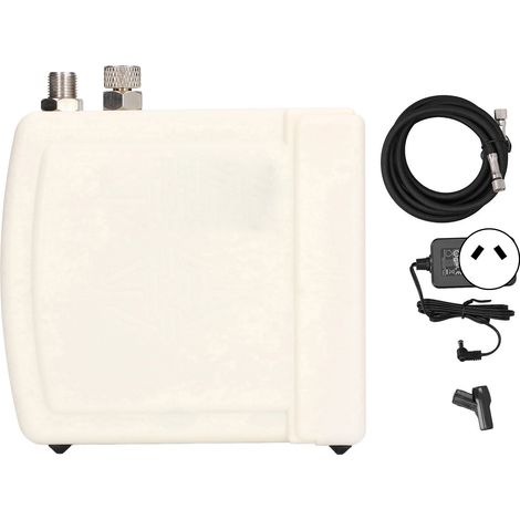 Kit Compresseur d'Air Mini G1/8in, Boîtier ABS, Aérographe Portable pour Tatouage, AC100-240V, Blanc, Fiche Australienne (1/5)