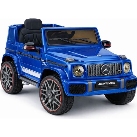 Mercedes AMG G 63 Blau lackiertes elektrisches Kinderauto