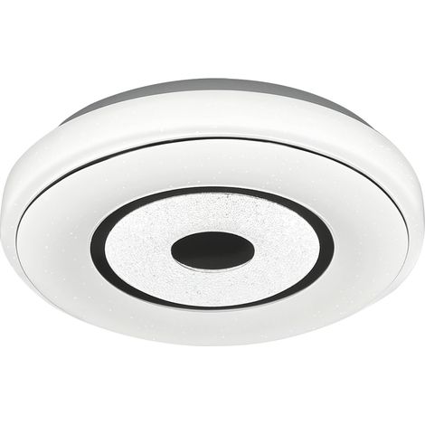 GBLY Lampada a LED - Lampada da camera tonda Ø30CM, Lampada per cucina con effetto cielo stellato, Illuminazione 18W, regolabile in intensità con telecomando per salone e corridoio