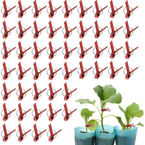 Lot de 50 pinces de greffage pour - Pour horticulture - Outil de jardinage pastèque pour connecter les légumes (1/5)