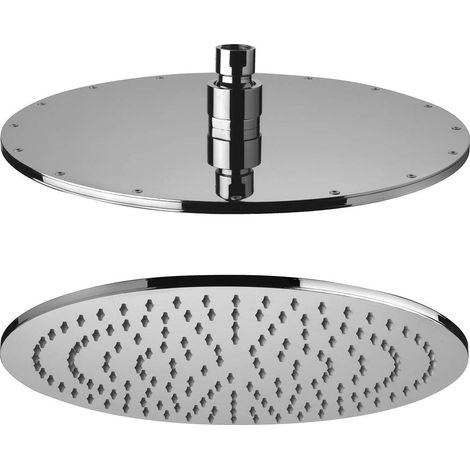 Rociador de ducha de latón color cromo modelo redondo Ø300 mm Paffoni Light ZSOF079CR  Cromo