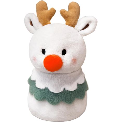 Peluche Renne de Noël Douce - Décoration Animale en Peluche Décoration de Noël Intérieure pour la Maison, la Chambre, le Canapé, le Sol, les Enfants (1/5)