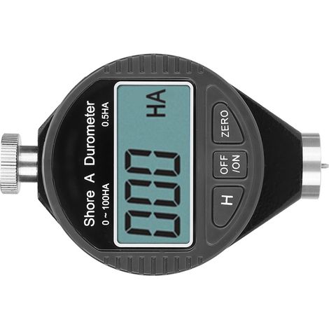 Testeur de dureté Shore numérique pour mousse de caoutchouc de pneu en silicone (1/5)