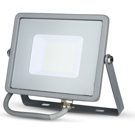 LED-Projektor 30W 2400lm 6400K Samsung Diode Grau IP65 456