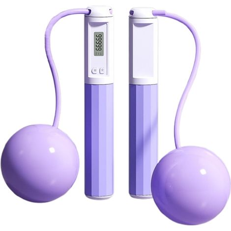 Corda per saltare elettronica Corda per saltare regolabile Palla fitness wireless di grandi dimensioni per attività domestiche, scolastiche e all'aperto Design compatto e facile da usare (1/5)