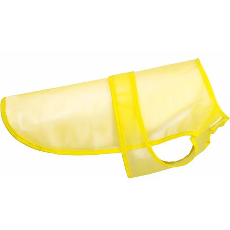 Impermeabile con chiusura regolabile modello Pic-nic per cani : XXXS lunghezza 20 cm - Giallo
