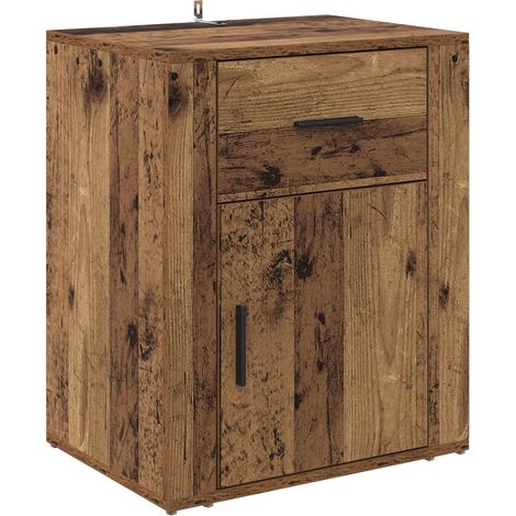 Maison Exclusive - Armadio da Notte con cassetto Legno vecchio 35 x 50 x 60 cm