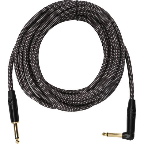 Câble Guitare 6M JORINDO 6.35MM pour Amplificateur, Connecteurs Dorés Anti-Oxydation avec Blindage Haute Fidélité JD6219 (1/5)