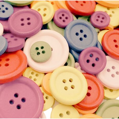 Bottoni colorati per pappagalli - Ricambi per giocattoli fai da te 30 pezzi (1/3)
