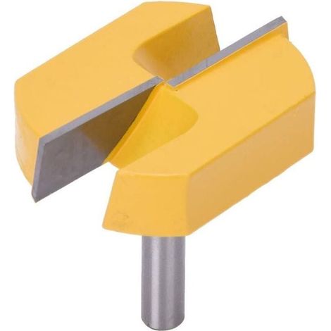 Nettoyage des Embouts de Routeur Inférieurs, Embout de Toupie à Tige de 8 mm en Bas Rabotage de Surface Fraise à Bois 8x57mm,A (1/4)
