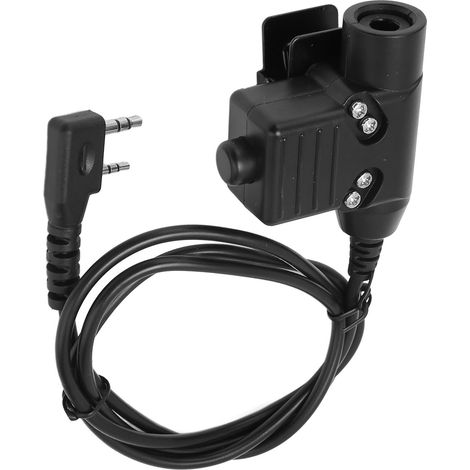 Câble adaptateur PTT U94 Plug and Play pour talkies-walkies bidirectionnels Kenwood et Baofeng (1/4)