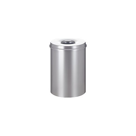 Papelera de seguridad acero autoextinguible capacidad 30 l