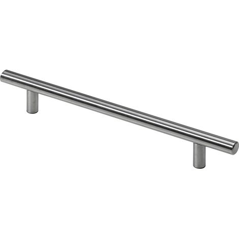 Hettich Möbelgriff Edelstahl 220 mm matt - 1 Stück Möbelgriff