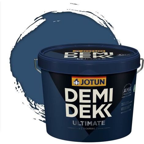 JOTUN - Peinture Bois, Lasure Opaque pour Extérieur et Intérieur Satinée - DEMI DEKK ULTIMATE - RAL 5000 - Bleu Violet - 3L (1/2)