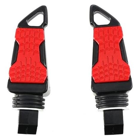 Pédale Arrière De Moto Siège Arrière Repose-pieds Cheville En Métal Scooter Vélo Modification Universelle Pièce De Rechange Accessoire(rouge) (1/5)