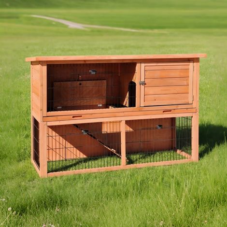Casetta per Conigli Rabbit 2 136,5x50x92 cm (1/4)