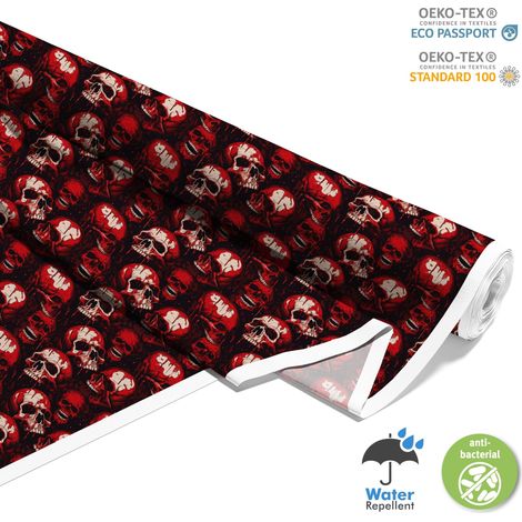 TESSUTI DECORATIVI PER ESTERNI OXFORD - Motivo Teschio I DX4814 (1/5)