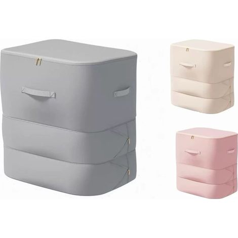 TrAdE Shop Traesio - Borsa Portaoggetti Per Piumino Organizer A Compressione Contenitore Antipolvere Resistente - (1/5)