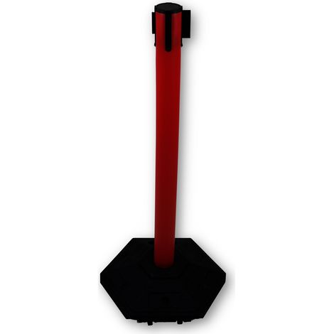 Barrière sécurité RS PRO Rouge en PVC ( Prix pour 1 )