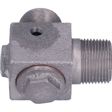 Clapet anti-retour unidirectionnel pour compresseur d'air, raccord de tube en fer, accessoires d'outillage, 33 x 1,5 x 10 mm (1/5)