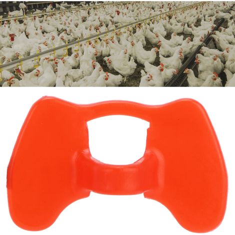 Anti-Pick-Brillen für Hühner [200 Stück/Set] Schutzbrillen für Hühner, mittelgroße Clip-On-Brillen, hochfestes PP-Material zur Reduzierung der Eierbruchrate