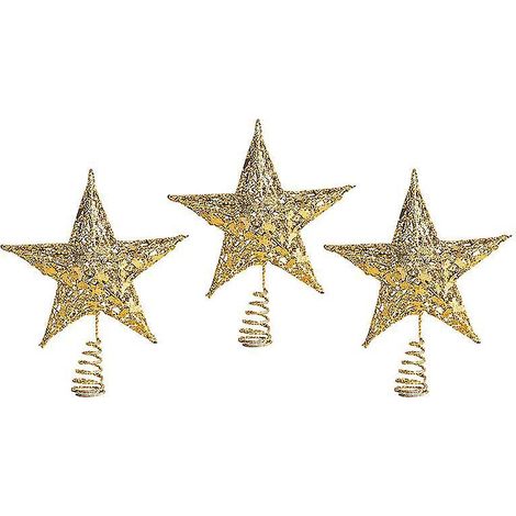 Nouvelles décorations de Noël en forme d'étoile (lot de 3) (1/3)
