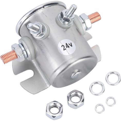 Relais de démarrage automatique 12V/24V, interrupteur électromagnétique pour voiture, contacteur DC24V (1/5)