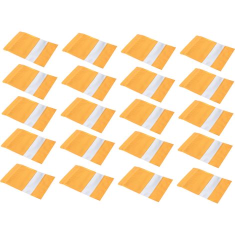 Lot de 20 sachets alimentaires dorés foncés en relief, pour snacks et bonbons. (1/5)