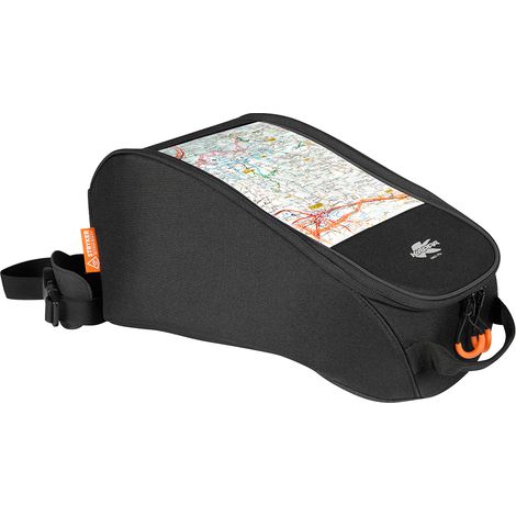 Borsa da serbatoio Kappa per serbatoio da 9 litri con fissaggio Tanklock, grigia