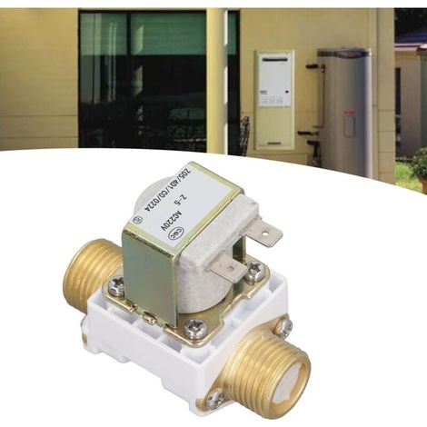 Elettrovalvola per flusso d'acqua da 1/2 pollice per lavastoviglie AC220V-- (1/5)