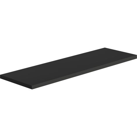Mensola da Muro, Scaffale Legno, Mensola da Parete, Nero, 76x23,7x2,3 cm - Smart (1/5)