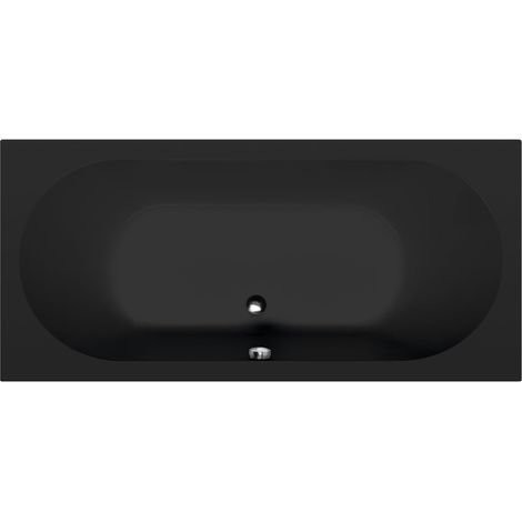 LEVANA Baignoire rectangulaire 170x80x39cm, noir mat