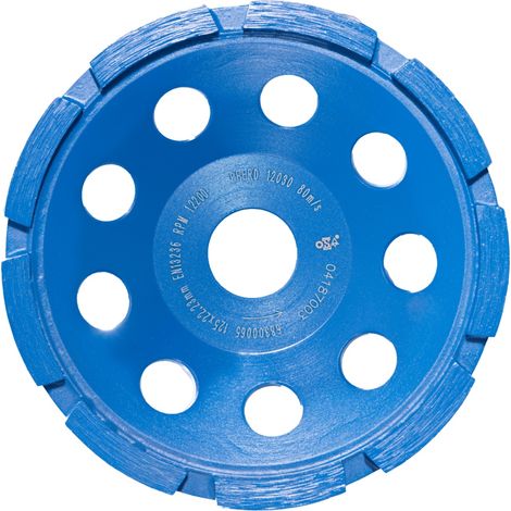 PFERD Diamant-Teller DCW 1R PSF 125x6x22,23 mm zum egalisieren von Beton und Estrich (1/3)