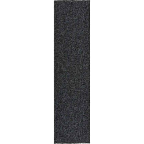 vidaXL Dirt Trapper Carpet Runner 100x400 cm Anthracite
