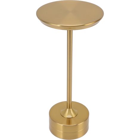 Lampe de table sans fil rechargeable 2000 mAh, 3 niveaux de luminosité, portable, USB-C, LED, lampe de chevet en métal doré (1/5)