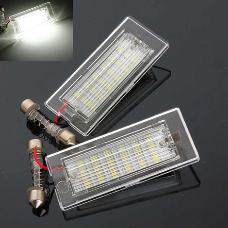 2x LED License Plate Lights for X5 E53 1999-2006 X3 E83 2003-2010 (1/5)