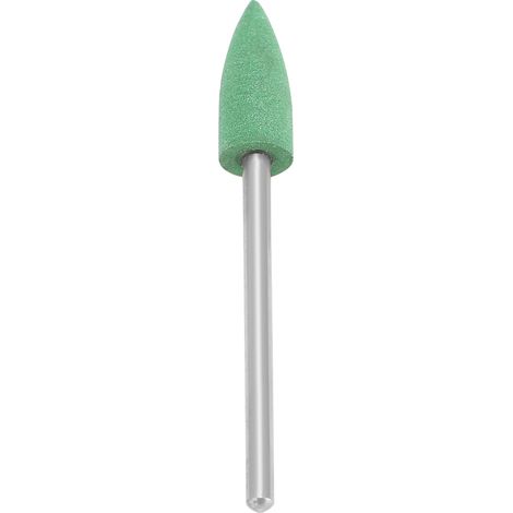 Fraises de polissage dentaire en caoutchouc silicone grain 240, accessoire de meulage vert pour fraises et forets (1/5)
