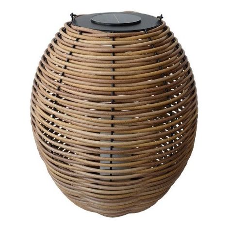 Lanterne solaire tressée Alicia h56cm - Orium (1/5)