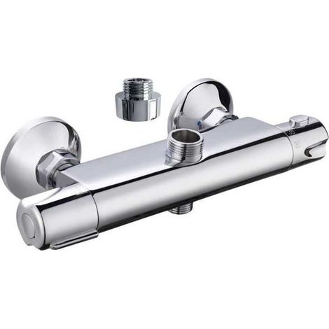 Rousseau Breva Duscharmatur Chrom mit modernem Design