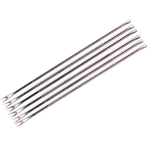 Fackelmann Mare Posate Cucina Utensili per Mangiare Frutti da 6 Pezzi, Acciaio Inox, Grigio, 19 x 0,5 x 0,2 cm Inossidabile (1/4)