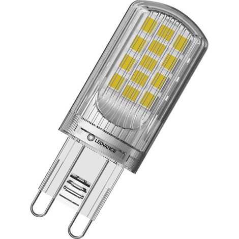 CAPSULE LED G9 4 W (ÉQUIVALENT 40 W) BLANC TRÈS CHAUD TRANSPARENT INTENSITÉ VARIABLE LEDVANCE 4099854248825 (1/4)