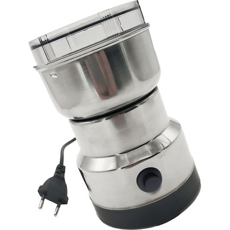 Moulin à café électrique multifonctionnel, broyeur à grains de café en acier inoxydable, design léger pour grains de café, céréales et noix (1/3)