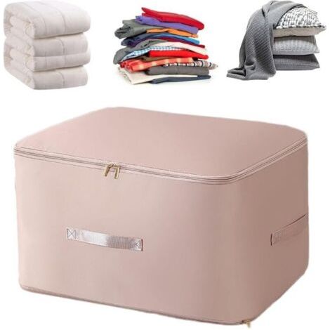 BUNTHAUS Rose, XL, sac de rangement auto-compressible super peu encombrant, sac de rangement à compression sous vide pour couette, libérez plus d'espace dans votre placard (1/5)