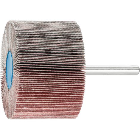 PFERD TOOLS Korund Fächerschleifer F Ø 80x10mm Schaft-Ø 6 mm A180 für Feinschliff und Finish 10 Stk