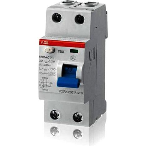 Interruptor ABB f202a-40/0,03g protección contra sobrecarga protección contra cortocircuito