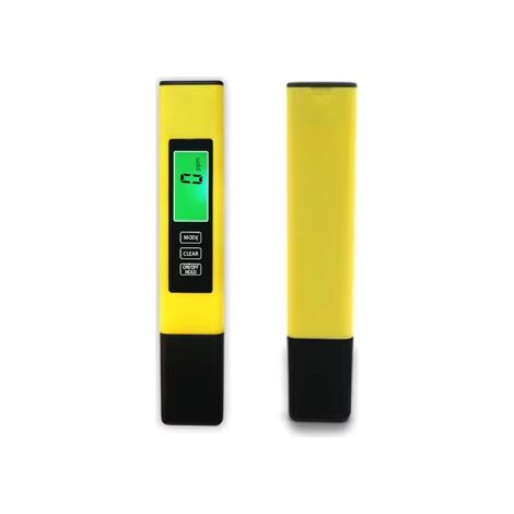 Stylo numérique TDS (0–9990 ppm) avec rétroéclairage vert/rouge, fonction « Hold », arrêt automatique, ATC et étui de transport en cuir (1/5)