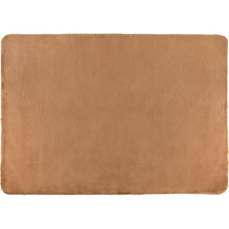 Tapis de Salon Rectangulaire Camel 200 x 290 cm pour Chambre et Séjour Design Moderne - PANGIVO